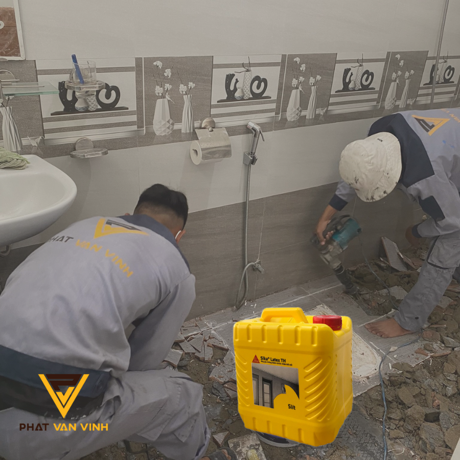chống thấm nhà vệ sinh bằng sika